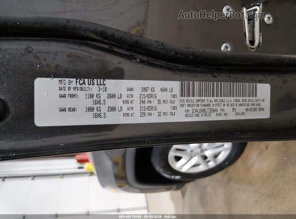 3C4NJDAB8JT359644 2018 JEEP COMPASS Black Engine compartment view