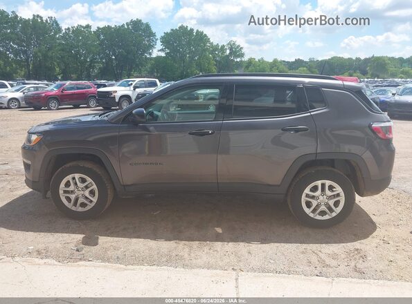 3C4NJDAB8JT392238 2018 JEEP COMPASS Gray Панорамний вид салону 360°