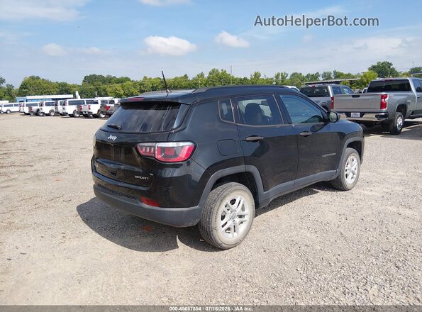 3C4NJDAB8JT415310 2018 JEEP COMPASS Black Trasero derecho