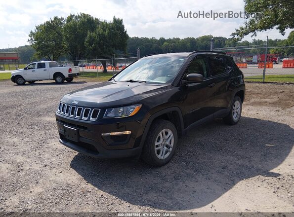 3C4NJDAB8JT415310 2018 JEEP COMPASS Black Vista tres cuartos delantera izquierda