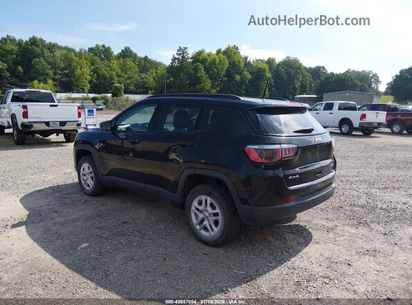 3C4NJDAB8JT415310 2018 JEEP COMPASS Black Trasero izquierdo