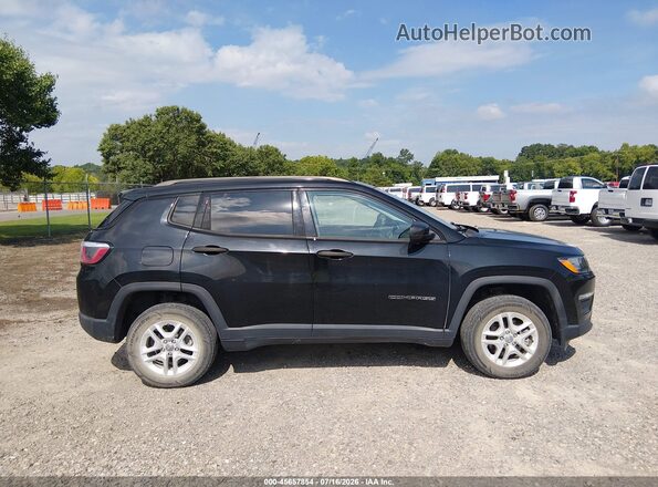 3C4NJDAB8JT415310 2018 JEEP COMPASS Black Vista interior trasera