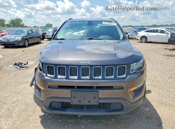 3C4NJDAB8JT436917 2018 JEEP COMPASS Gray Widok z przodu
