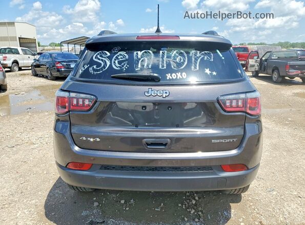 3C4NJDAB8JT436917 2018 JEEP COMPASS Gray Widok z tyłu