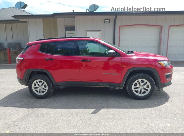 3C4NJDAB9JT392233 2018 JEEP COMPASS Red Widok wnętrza 360 stopni