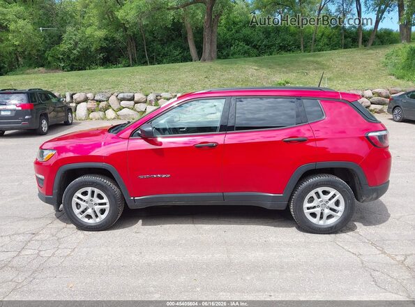3C4NJDAB9JT392233 2018 JEEP COMPASS Red 