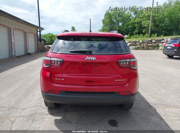 3C4NJDAB9JT392233 2018 JEEP COMPASS Red 