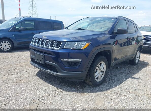 3C4NJDAB9JT392247 2018 JEEP COMPASS Blue Vista frontal