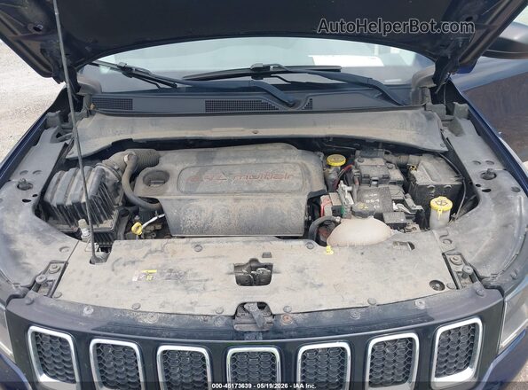 3C4NJDAB9JT392247 2018 JEEP COMPASS Blue Vista trasera