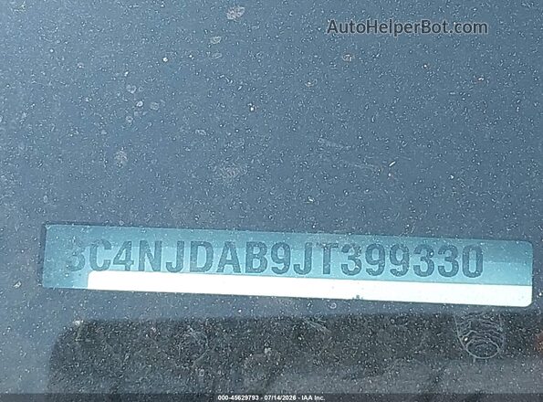 3C4NJDAB9JT399330 2018 JEEP COMPASS Blue Widok komory silnika