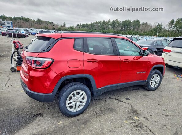 3C4NJDAB9JT399411 2018 JEEP COMPASS Red Հետևի աջ