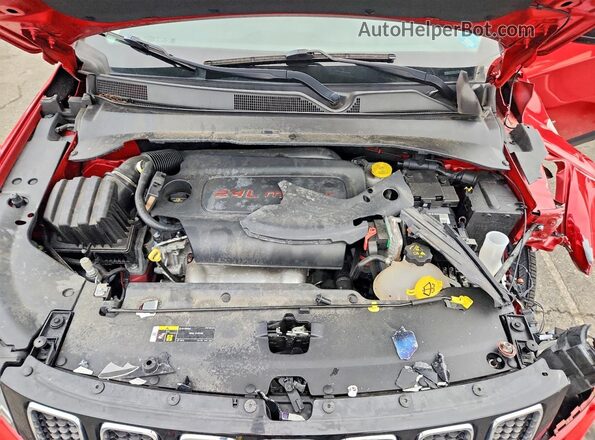 3C4NJDAB9JT399411 2018 JEEP COMPASS Red Շարժիչի բաժամունքի տեսք