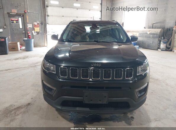 3C4NJDABXJT392242 2018 JEEP COMPASS Black სალონის 360-გრადუსიანი ხედი