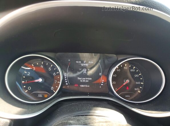 3C4NJDABXJT464900 2018 JEEP COMPASS Blue ხელსაწყოთა პანელის ხედი