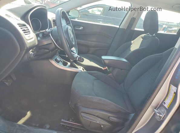 3C4NJDABXJT464900 2018 JEEP COMPASS Blue წინა სალონის ხედი