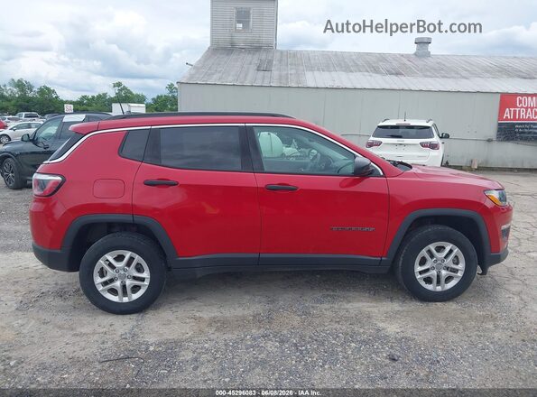 3C4NJDABXKT619589 2019 JEEP COMPASS Red 