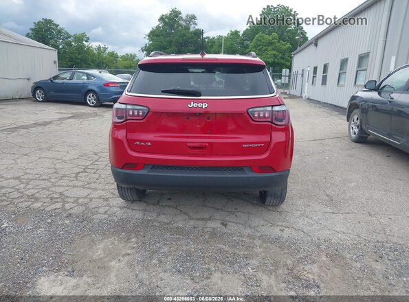 3C4NJDABXKT619589 2019 JEEP COMPASS Red 