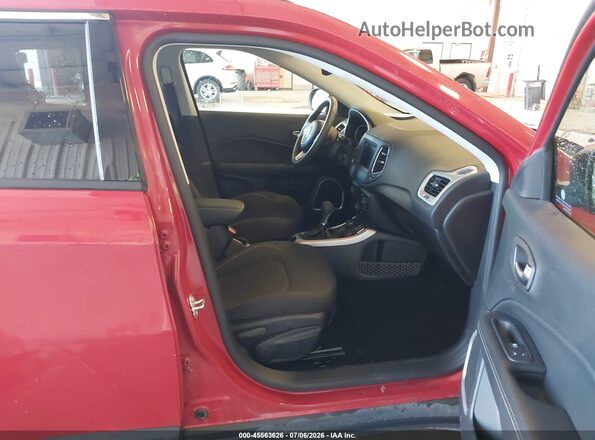 3C4NJDABXKT649949 2019 JEEP COMPASS Red წინა სალონის ხედი