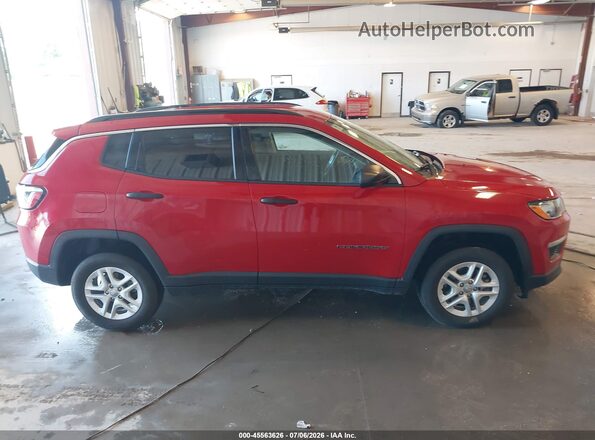 3C4NJDABXKT649949 2019 JEEP COMPASS Red 