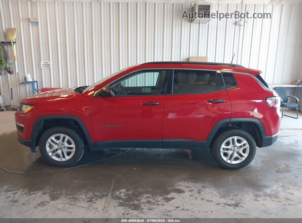 3C4NJDABXKT649949 2019 JEEP COMPASS Red 