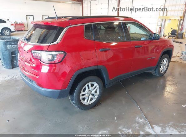 3C4NJDABXKT649949 2019 JEEP COMPASS Red უკანა მარჯვენა
