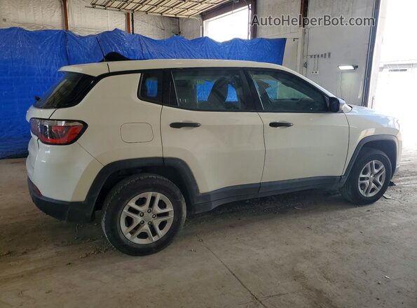 3C4NJDABXLT123063 2020 JEEP COMPASS White Trasero derecho