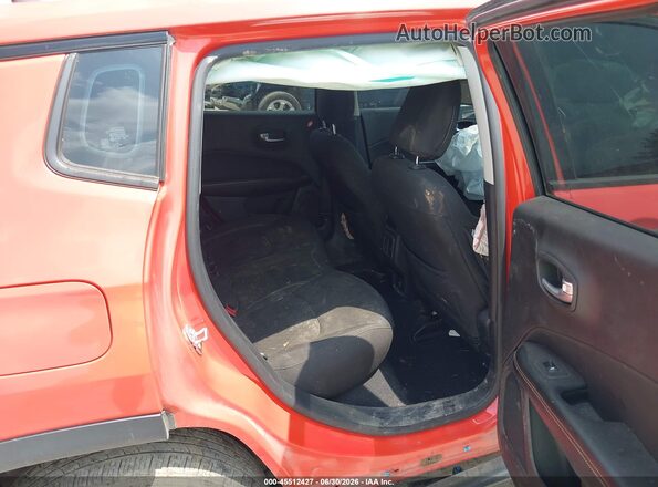3C4NJDABXMT509905 2021 JEEP COMPASS Orange Vista de la etiqueta del VIN