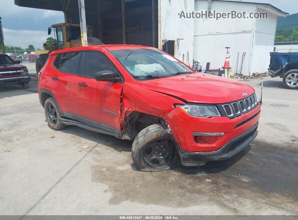 3C4NJDABXMT509905 2021 JEEP COMPASS Orange Vista frontal
