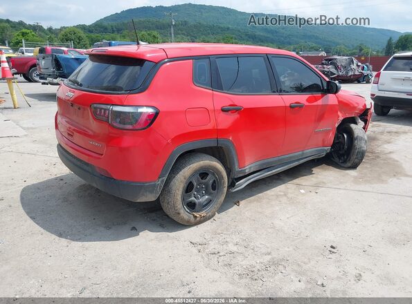3C4NJDABXMT509905 2021 JEEP COMPASS Orange Trasero derecho