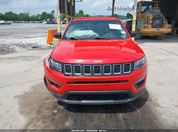3C4NJDABXMT509905 2021 JEEP COMPASS Orange Vista interior trasera