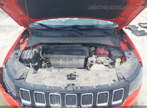3C4NJDABXMT509905 2021 JEEP COMPASS Orange Vista trasera