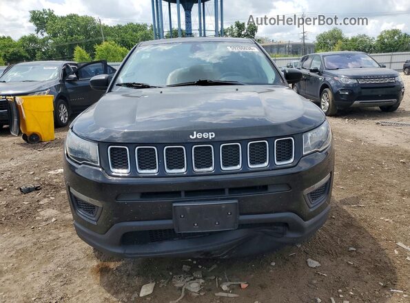 3C4NJDABXMT557212 2021 JEEP COMPASS Black Դիմացի տեսք