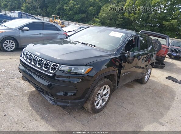 3C4NJDAN0ST530026 2025 JEEP COMPASS Черный Передняя левая четверть