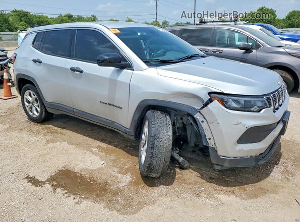 3C4NJDAN0ST586208 2025 JEEP COMPASS Silver წინა მარჯვენა