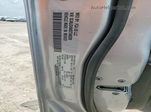 3C4NJDAN0ST586208 2025 JEEP COMPASS Silver VIN კოდის სტიკერის ხედი