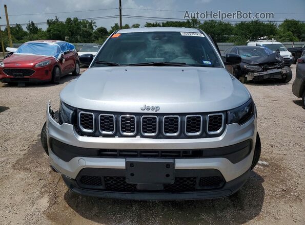 3C4NJDAN0ST586208 2025 JEEP COMPASS Silver წინა ხედი