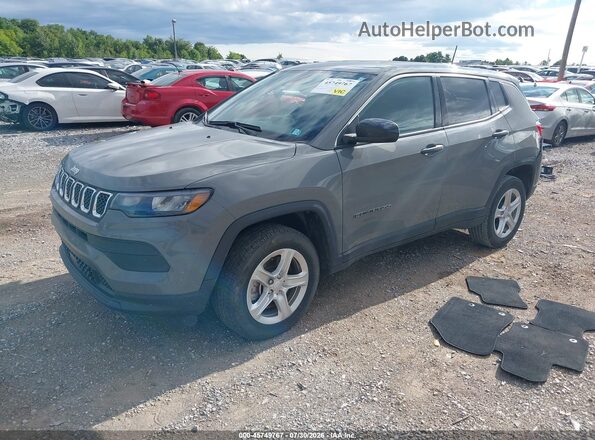 3C4NJDAN3PT537141 2023 JEEP COMPASS Gray Vista tres cuartos delantera izquierda