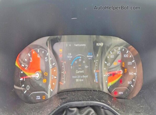 3C4NJDAN4ST505856 2025 JEEP COMPASS White Вид щитка приладів