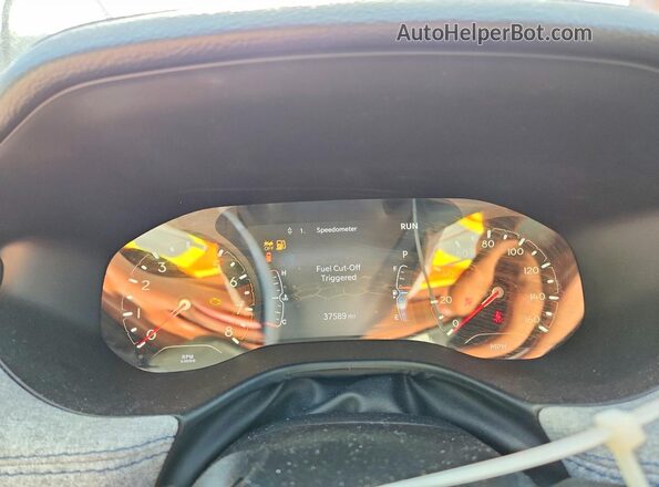 3C4NJDAN7PT569445 2023 JEEP COMPASS Gray Instrument cluster view
