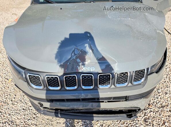 3C4NJDAN7PT569445 2023 JEEP COMPASS Gray Rear interior view