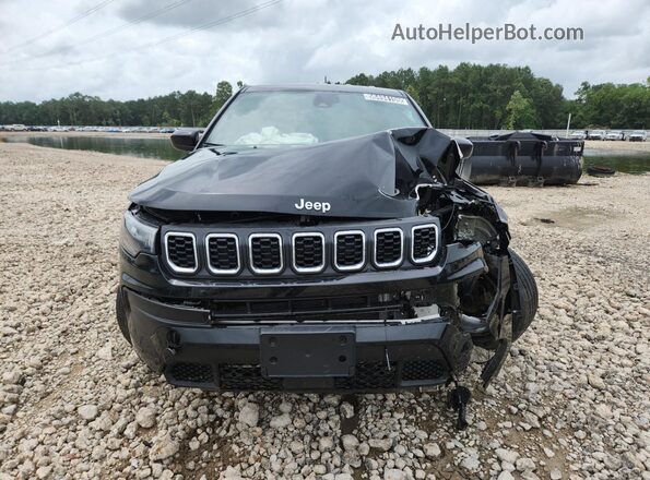 3C4NJDAN7ST501557 2025 JEEP COMPASS Black Vista de la etiqueta del VIN
