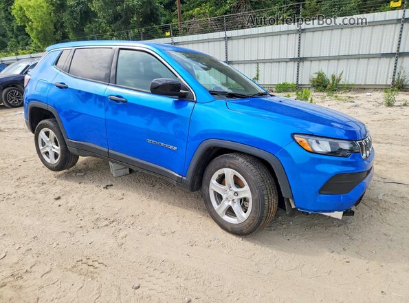 3C4NJDANXPT533667 2023 JEEP COMPASS Синий Передняя правая четверть