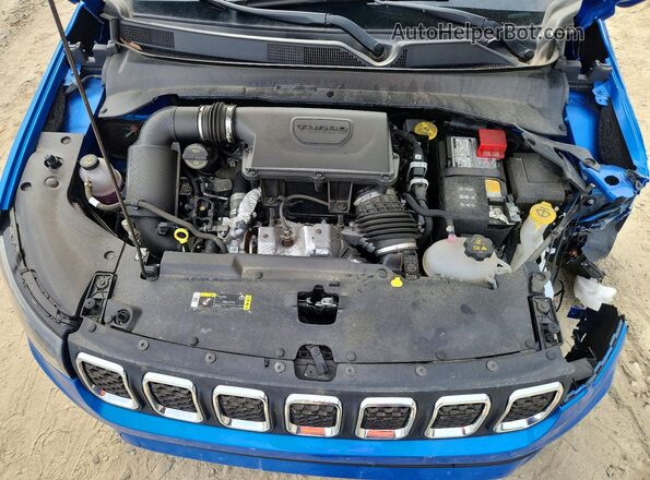 3C4NJDANXPT533667 2023 JEEP COMPASS Синий Вид подкапотного пространства
