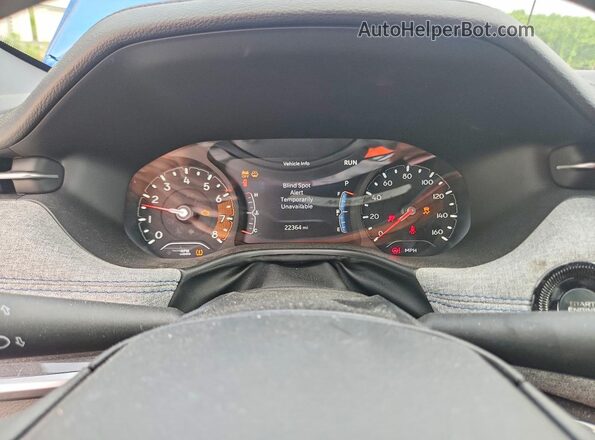 3C4NJDANXPT533667 2023 JEEP COMPASS Синий Вид щитка приборов