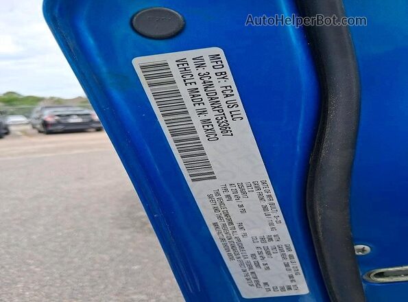 3C4NJDANXPT533667 2023 JEEP COMPASS Синий Вид наклейки с VIN-кодом