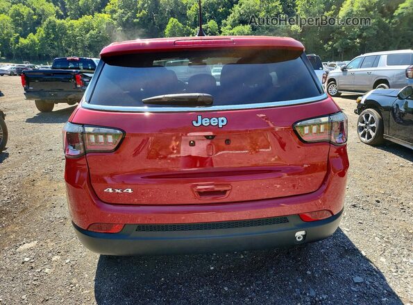 3C4NJDANXRT591605 2024 JEEP COMPASS Red Widok z tyłu