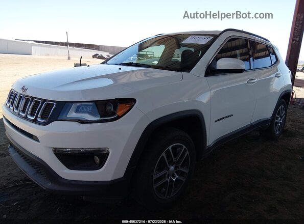 3C4NJDBB0HT635372 2017 JEEP COMPASS White Առջևի ձախ երեք քառորդ տեսարան