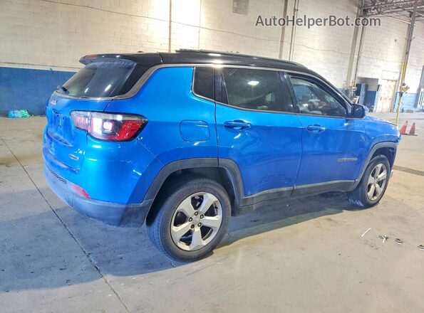 3C4NJDBB0JT202754 2018 JEEP COMPASS Blue Rear right