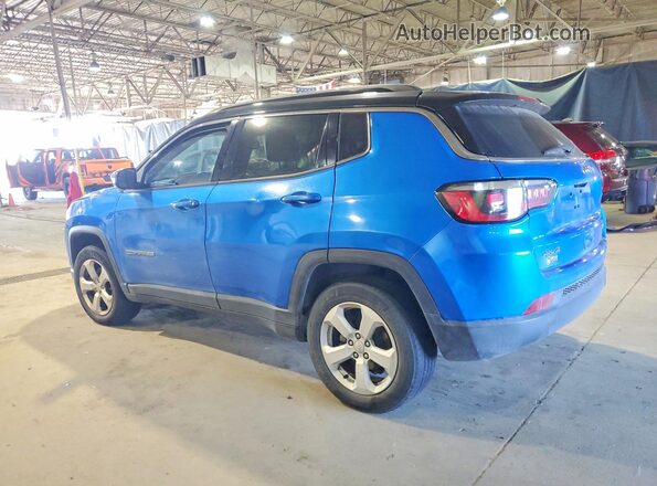 3C4NJDBB0JT202754 2018 JEEP COMPASS Blue Rear left