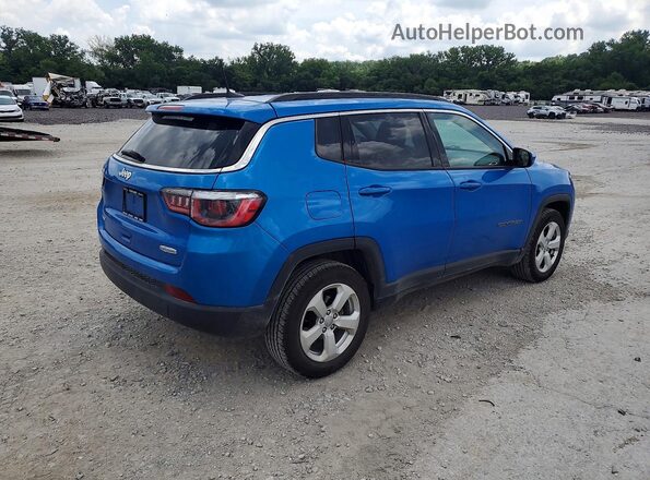 3C4NJDBB0JT223555 2018 JEEP COMPASS Синий Задняя правая четверть